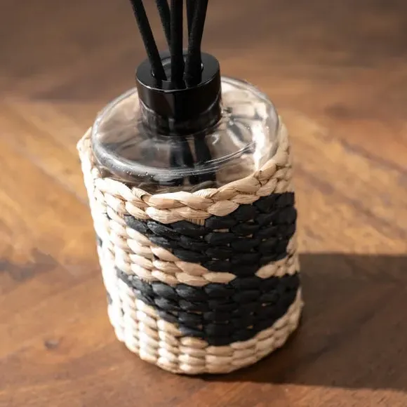 Woven Reed Diffuser - Black, Glass
