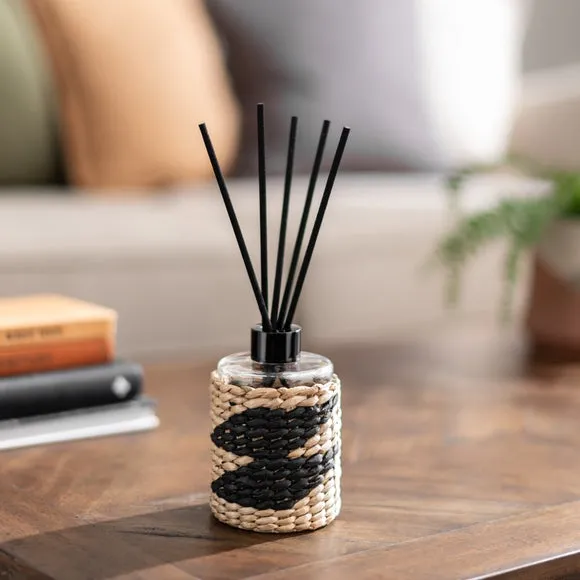 Woven Reed Diffuser - Black, Glass image