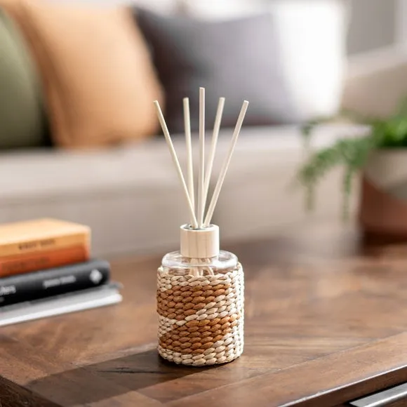 Woven Reed Diffuser - Natural, Glass image