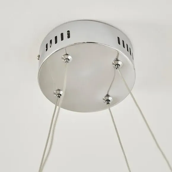 Wrap LED Ceiling Light - Chrome, Aluminium