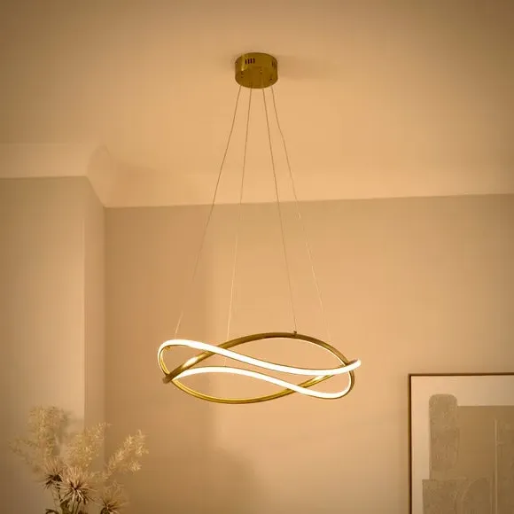 Wrap LED Ceiling Light - Gold, Aluminium