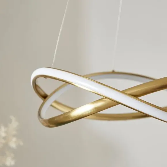 Wrap LED Ceiling Light - Gold, Aluminium