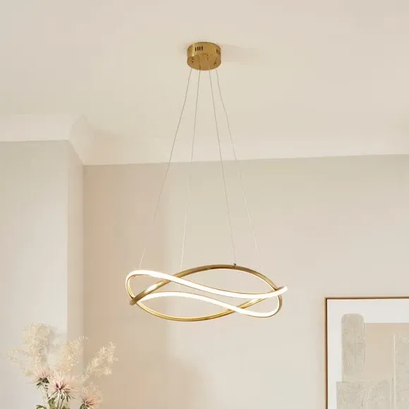 Wrap LED Ceiling Light - Gold, Aluminium