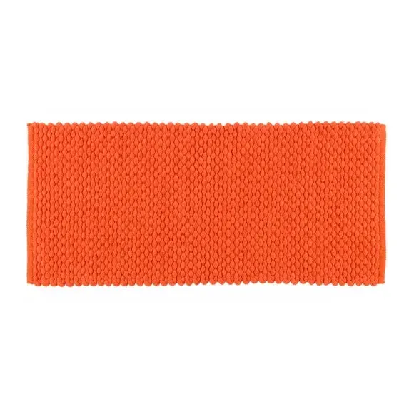 XL Bath Mat with Pebble Texture - Burnt Orange