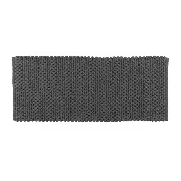 XL Bath Mat with Pebble Texture - Charcoal