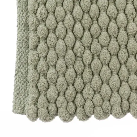 XL Bath Mat with Pebble Texture - Sage
