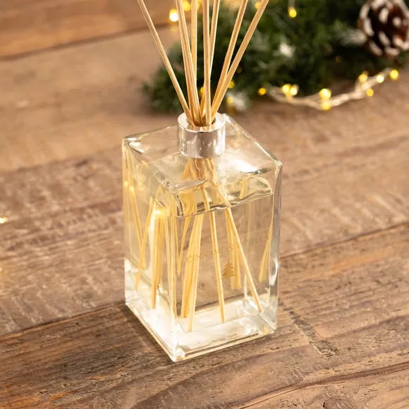 XL Reed Diffuser Cinnamon Vanilla - Clear Glass