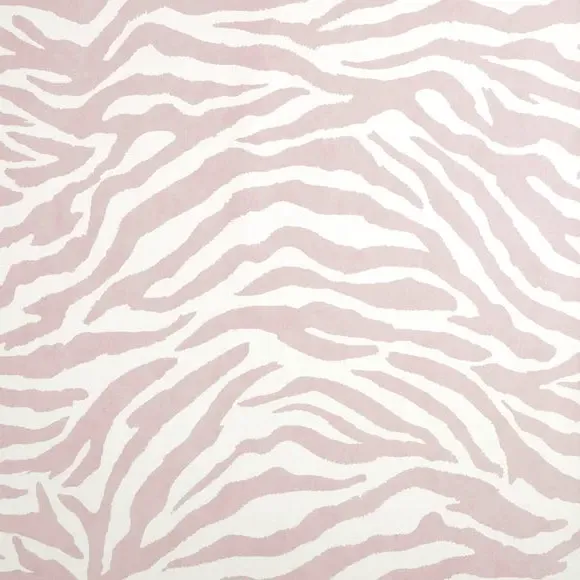 Zebra Pattern Wallpaper - Pink