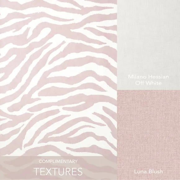 Zebra Pattern Wallpaper - Pink