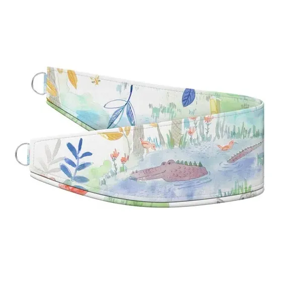 Zoo Print Curtain Tieback - Multi, Cotton
