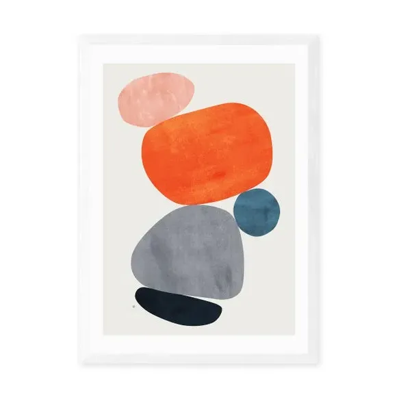Abstract Art Print - Multicolor, Archival Paper