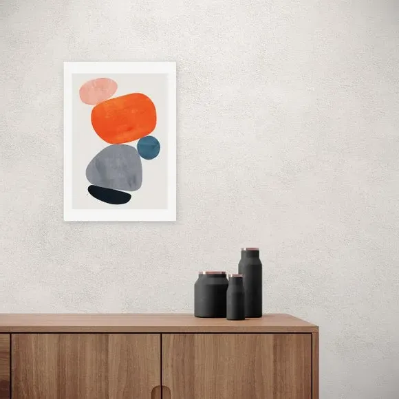Abstract Art Print - Multicolor, Archival Paper image