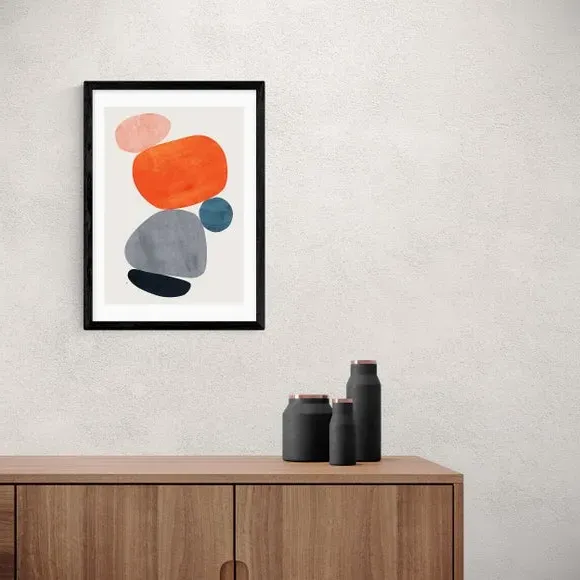 Abstract Art Print - Multicolor, Archival Paper