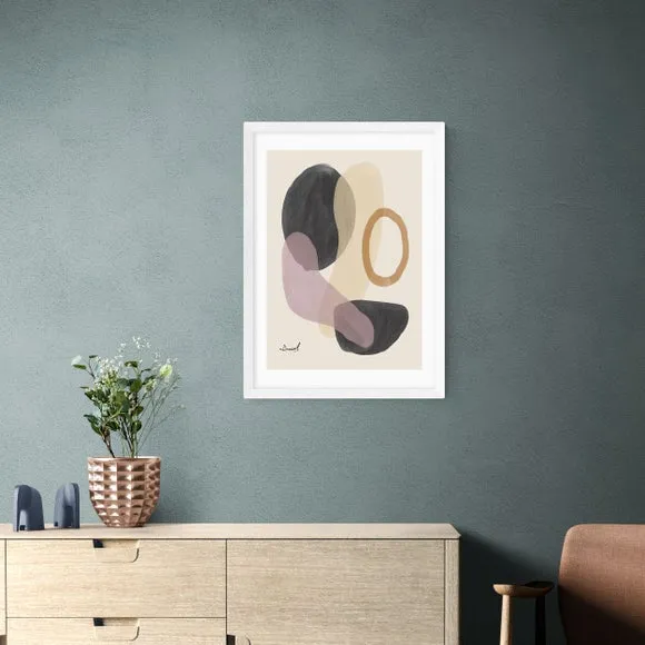 Abstract Art Print - Natural