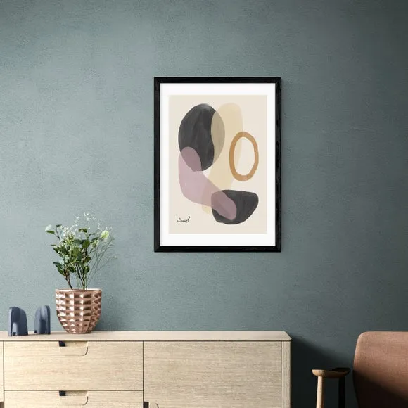 Abstract Art Print - Natural