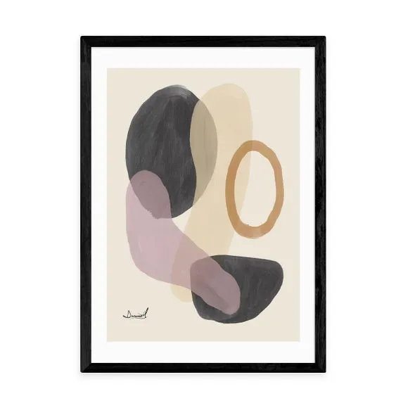 Abstract Art Print - Natural