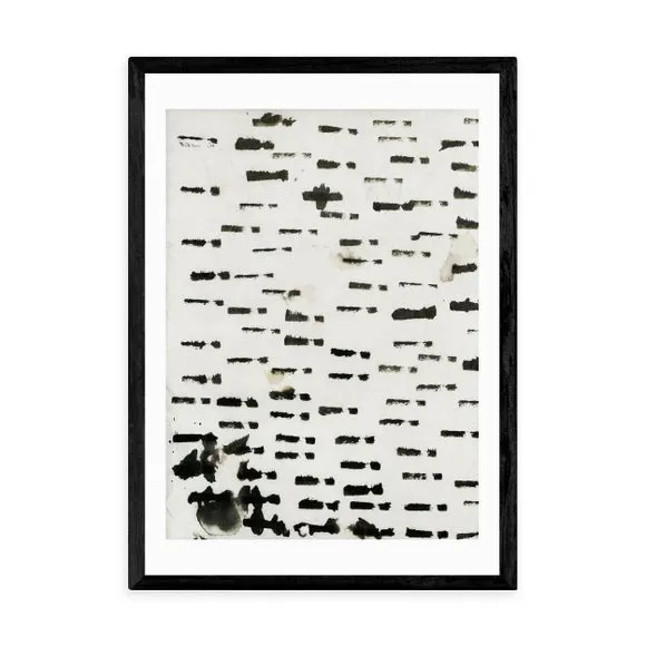 Abstract Wall Print - Black, Archival Paper