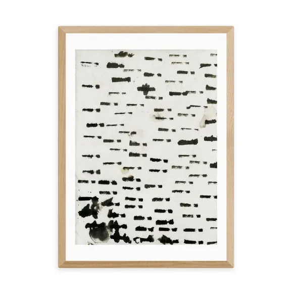 Abstract Wall Print - Black, Archival Paper
