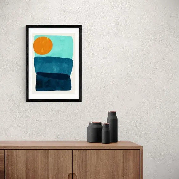 Abstract Wall Print - Multicolor, Archival Paper