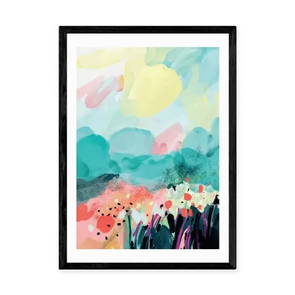 Abstract Wall Print - Multicolor, Archival Paper