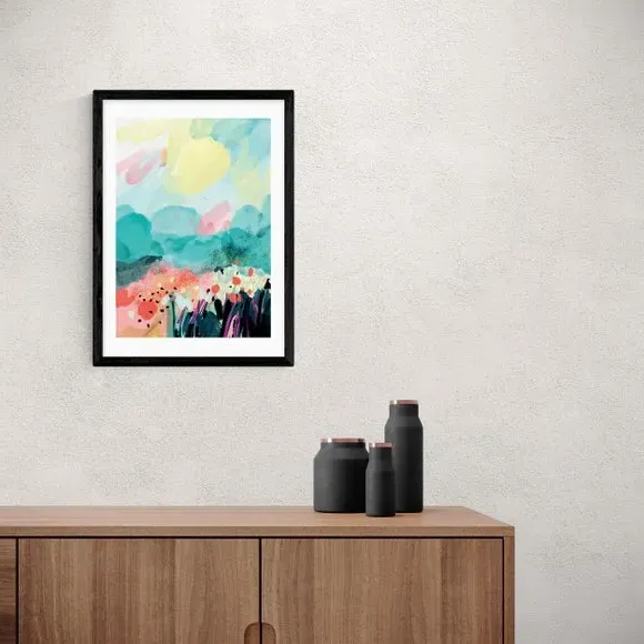 Abstract Wall Print - Multicolor, Archival Paper