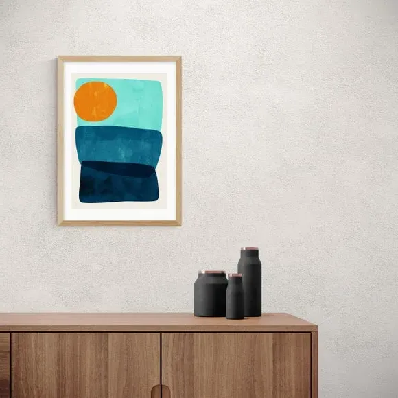 Abstract Wall Print - Multicolor, Archival Paper