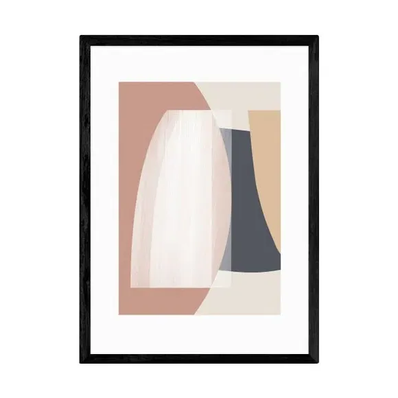 Abstract Wall Print - Multicolor, Paper