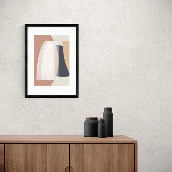 Abstract Wall Print - Multicolor, Paper