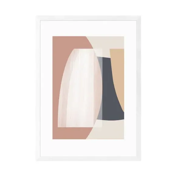 Abstract Wall Print - Multicolor, Paper
