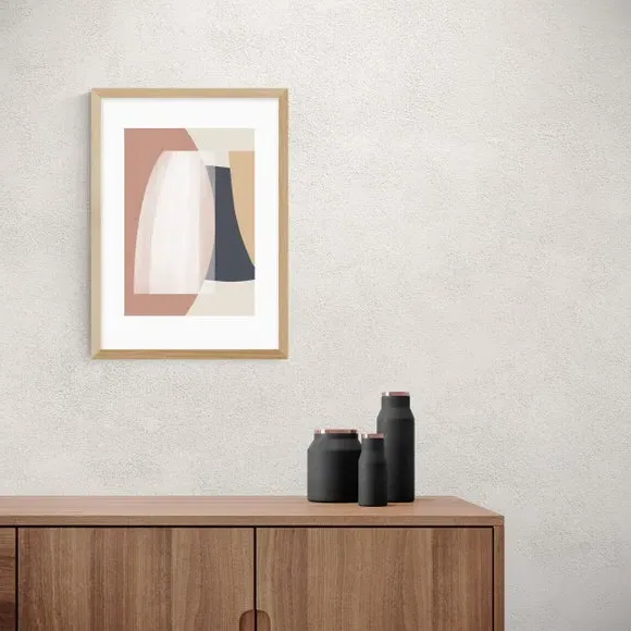 Abstract Wall Print - Multicolor, Paper