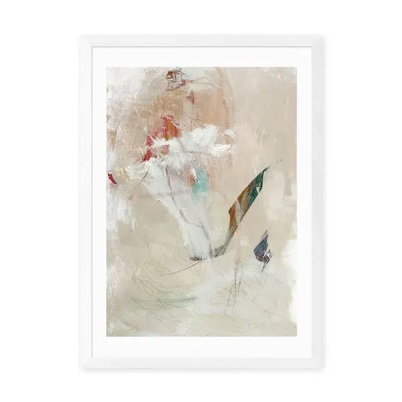 Abstract Wall Print - Natural