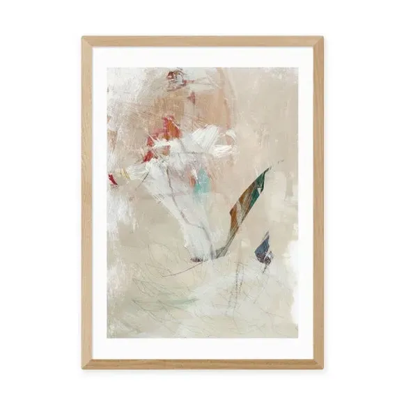 Abstract Wall Print - Natural