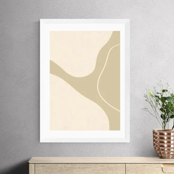 Abstract Wall Print - Natural, Archival Paper