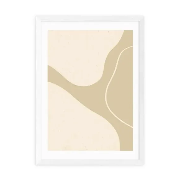 Abstract Wall Print - Natural, Archival Paper
