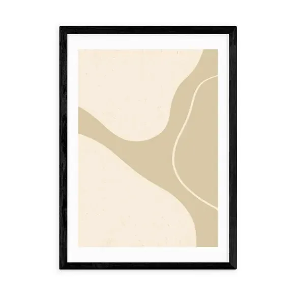 Abstract Wall Print - Natural, Archival Paper