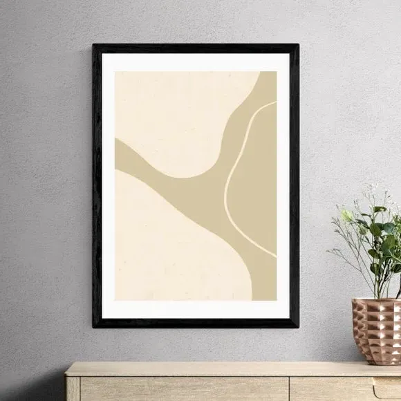 Abstract Wall Print - Natural, Archival Paper
