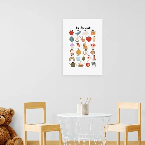 Alphabet Wall Print - Multicolor, Paper image