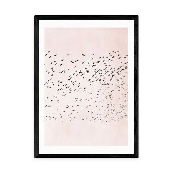 Animal Art Print - Pink, Archival Paper