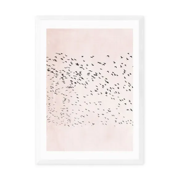 Animal Art Print - Pink, Archival Paper