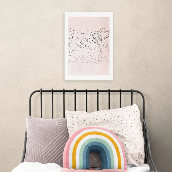 Animal Art Print - Pink, Archival Paper image
