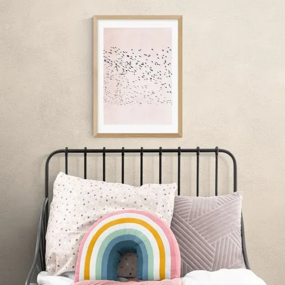 Animal Art Print - Pink, Archival Paper