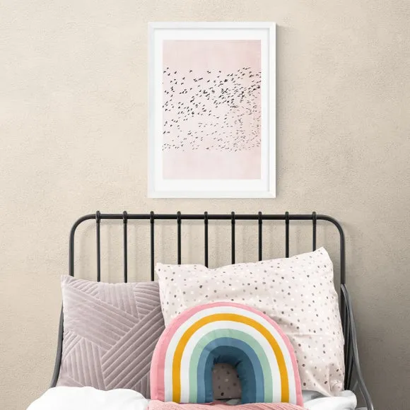 Animal Art Print - Pink, Archival Paper