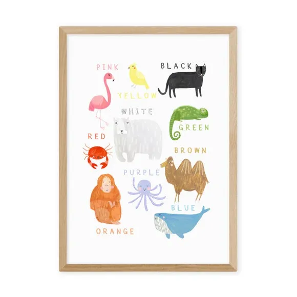 Animal Print Wall Art - Multicolor, Paper