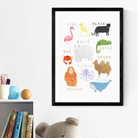 Animal Print Wall Art - Multicolor, Paper