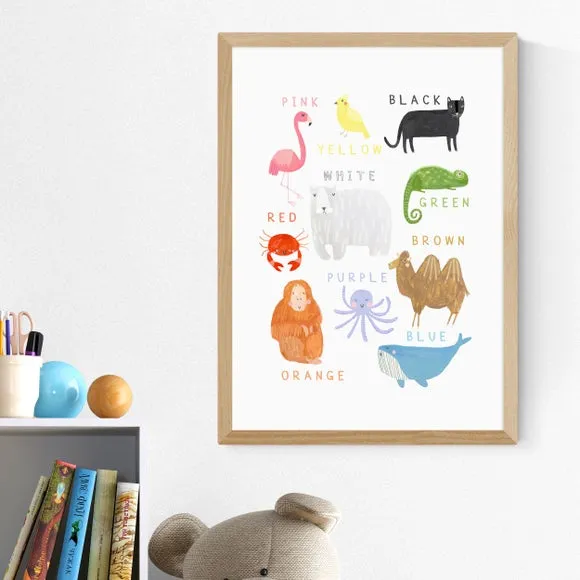 Animal Print Wall Art - Multicolor, Paper