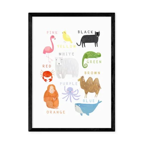 Animal Print Wall Art - Multicolor, Paper