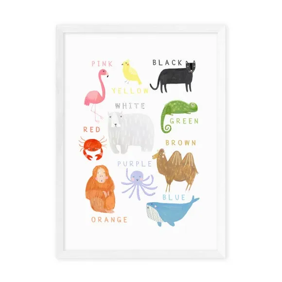 Animal Print Wall Art - Multicolor, Paper