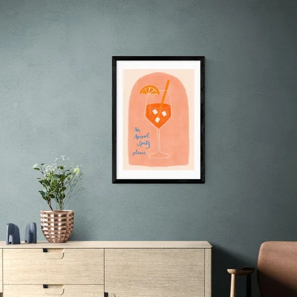 Aperol Art Print - Peach