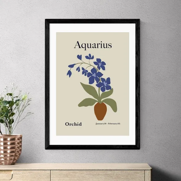 Aquarius Art Print - Sage, Archival Paper