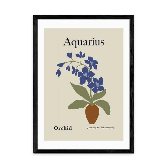 Aquarius Art Print - Sage, Archival Paper